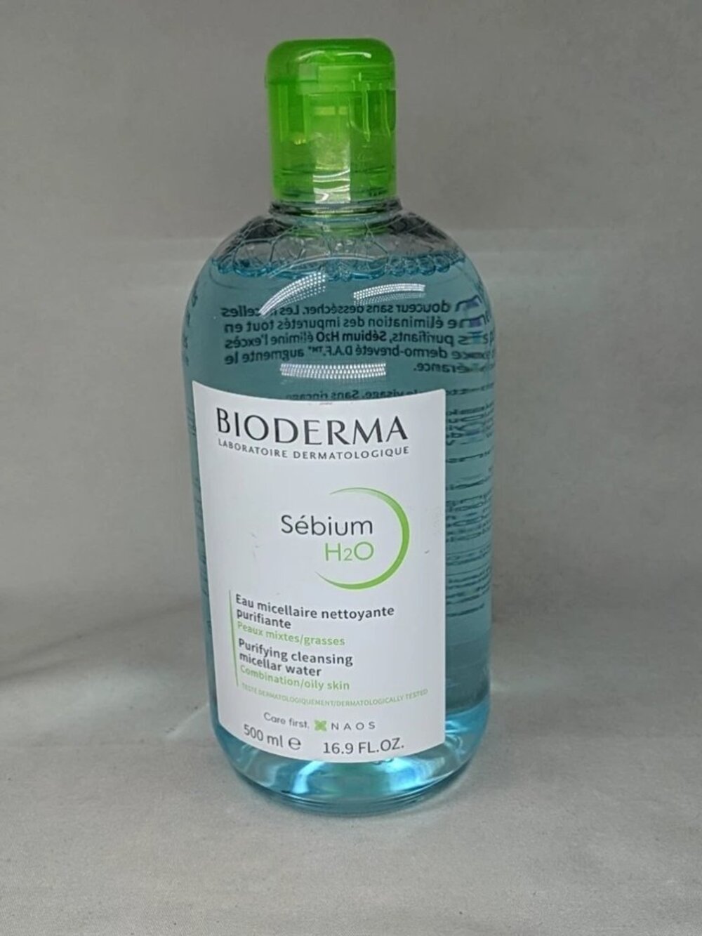 Bioderma Sebium H20 Purifying Cleansing Solution 500 ml 16.9 Fl Oz